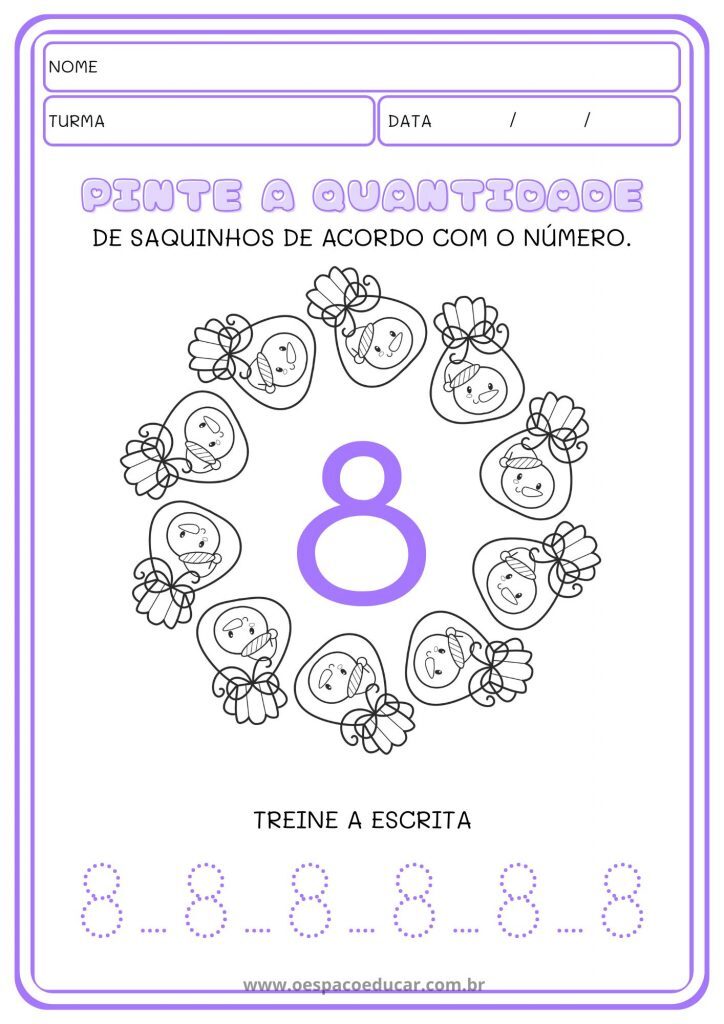 Educação Infantil: atividades números até 10!