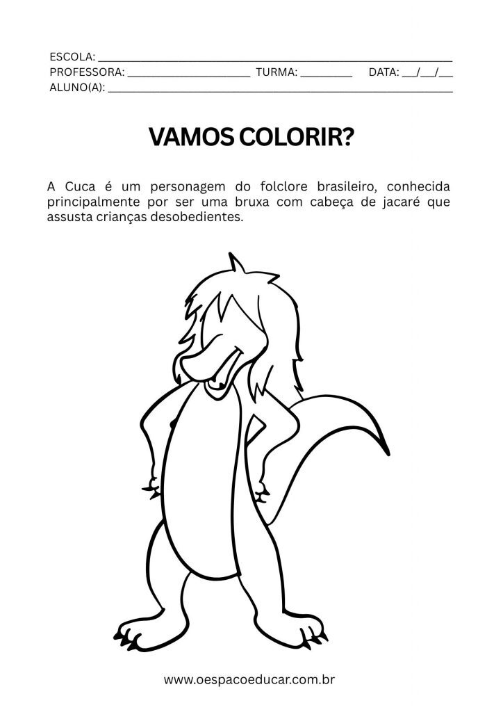 Os personagens do Folclore!