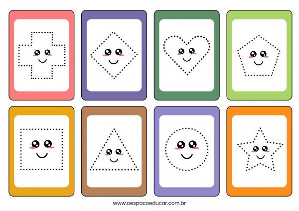 Cards das formas geométricas!