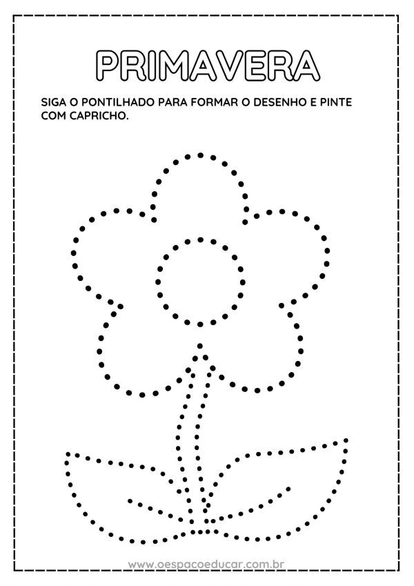 Primavera: complete o desenho!
