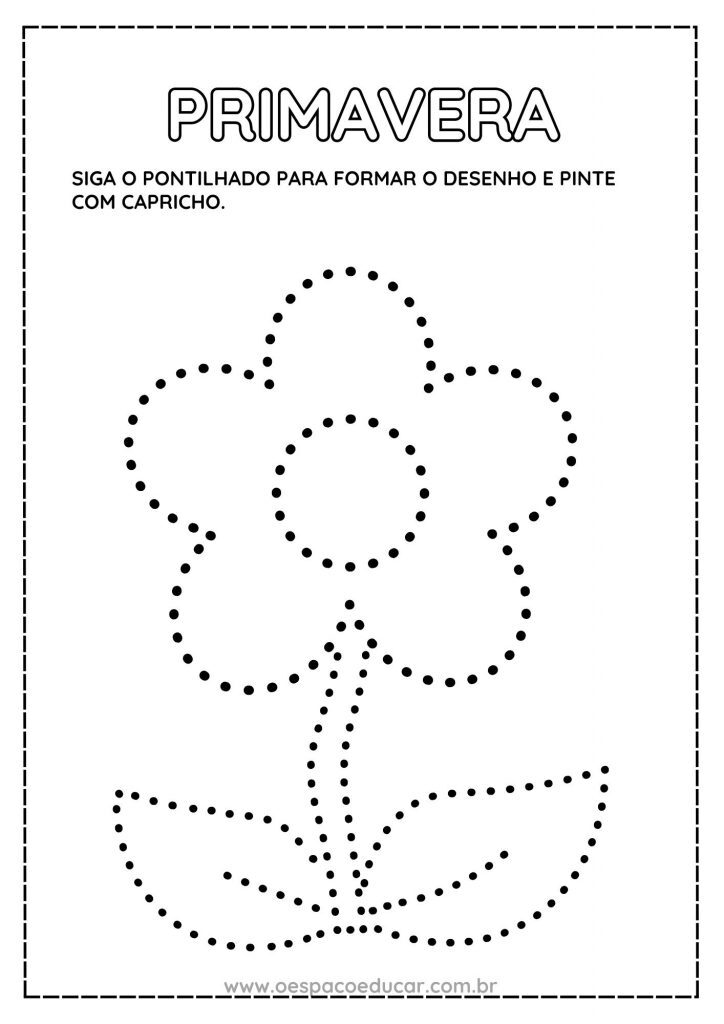 Primavera: complete o desenho!