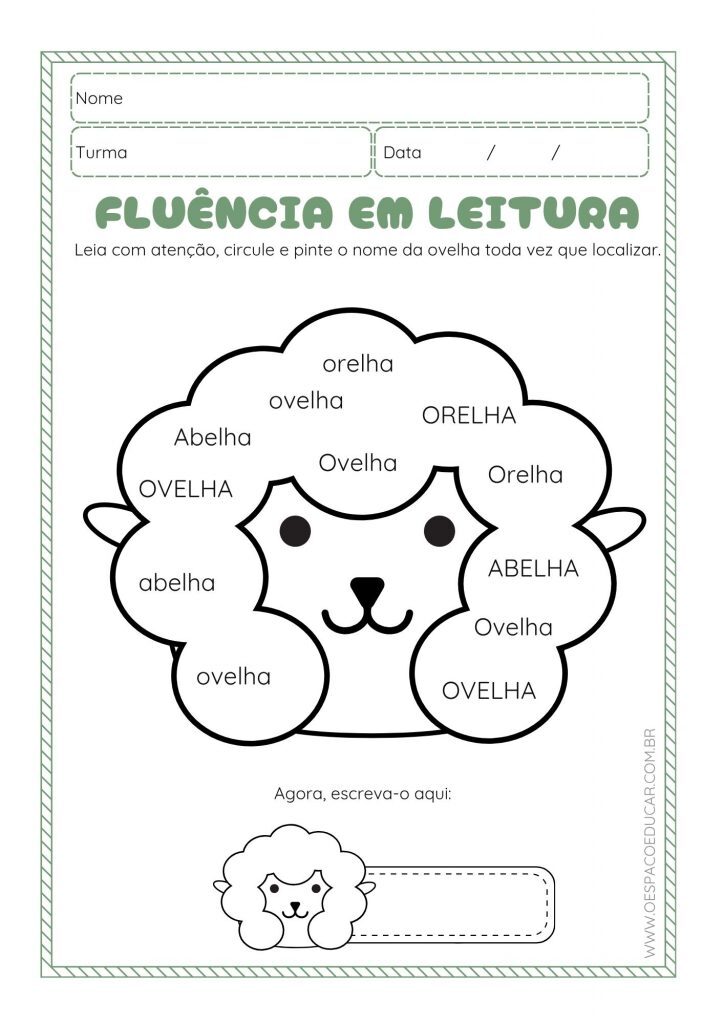 Fluência de leitura com os animais!