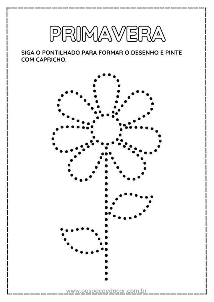 Primavera: complete o desenho!