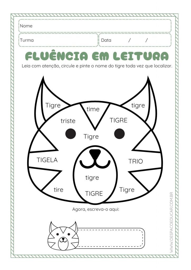Fluência de leitura com os animais!