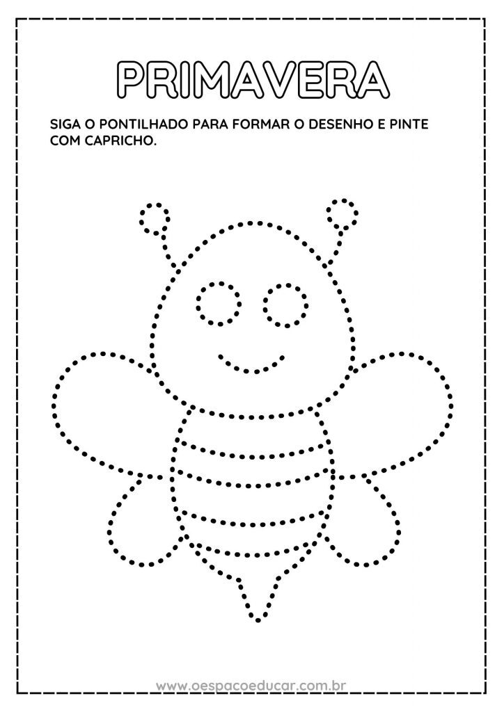 Primavera: complete o desenho!
