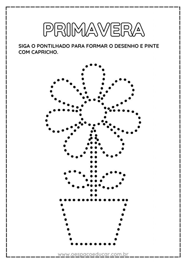 Primavera: complete o desenho!