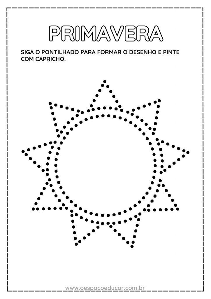 Primavera: complete o desenho!