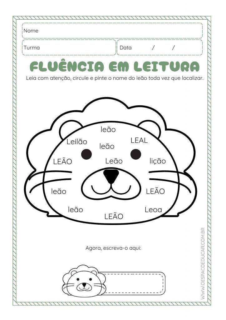 Fluência de leitura com os animais!