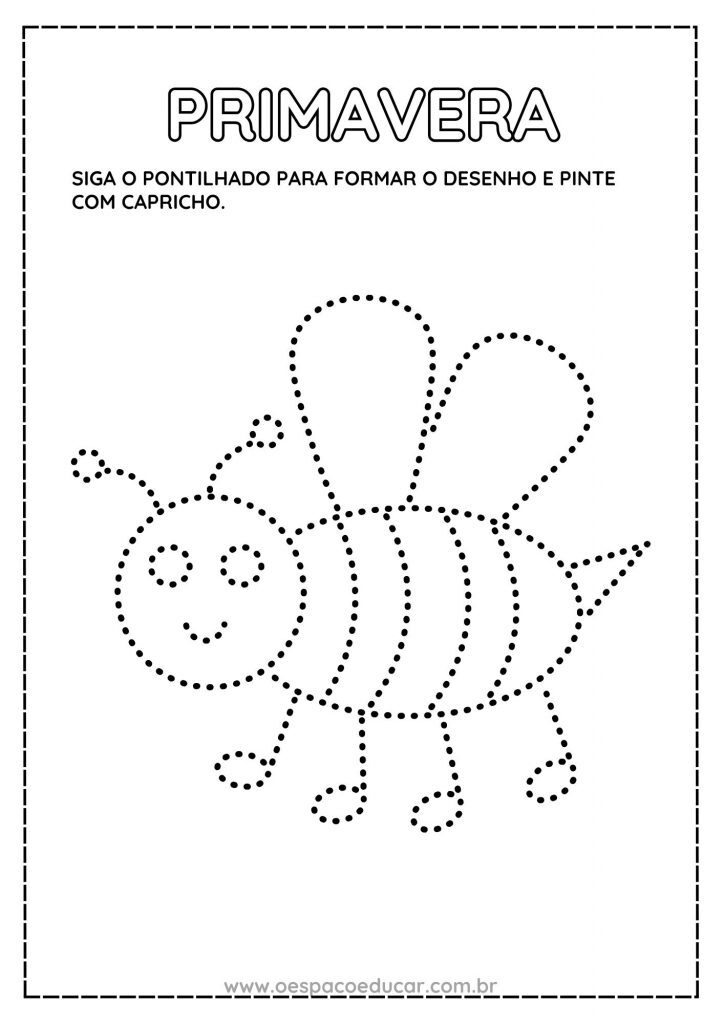 Primavera: complete o desenho!
