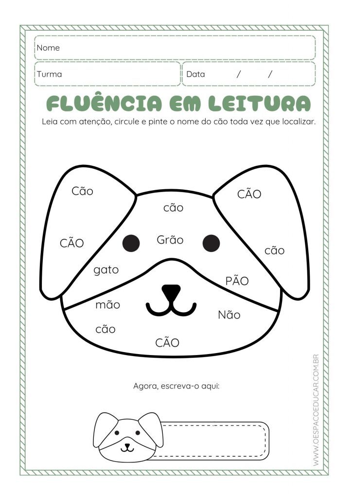 Fluência de leitura com os animais!