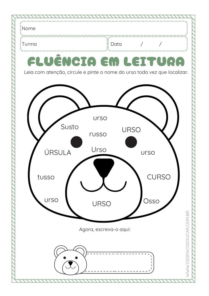 Fluência de leitura com os animais!