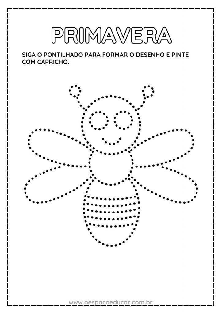 Primavera: complete o desenho!