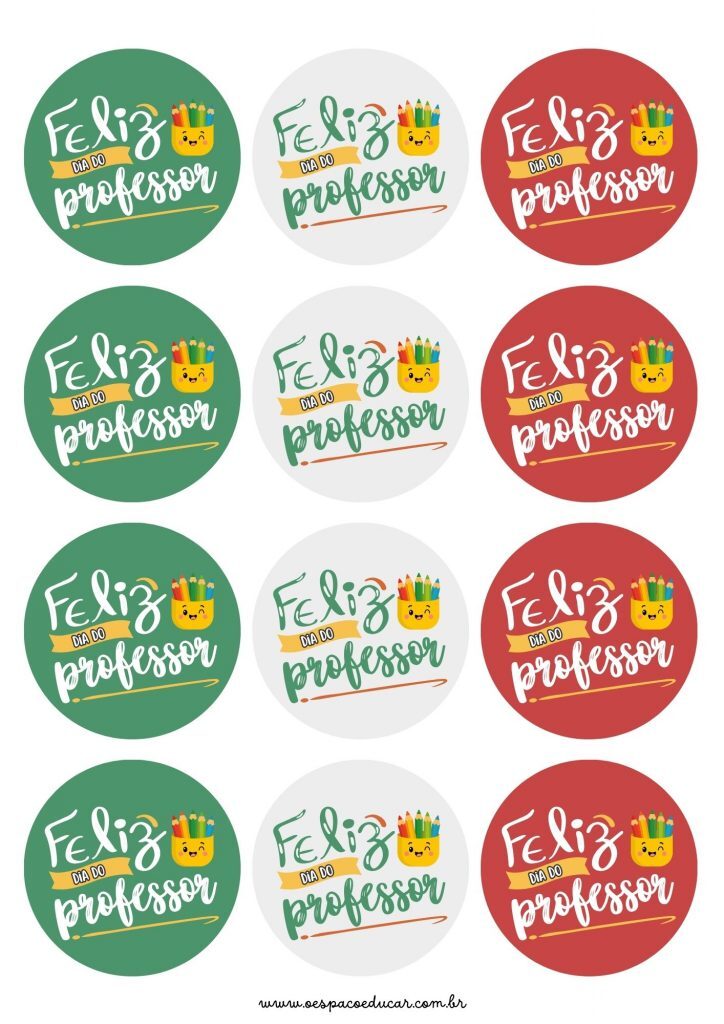 Dia dos Professores: Tags para imprimir!