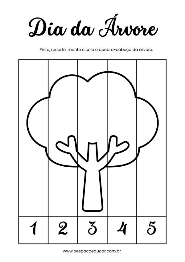 Dia da árvore: quebra-cabeças até 5!