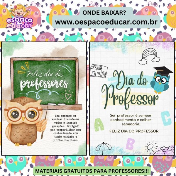 Dia dos Professores: cartão comemorativo!
