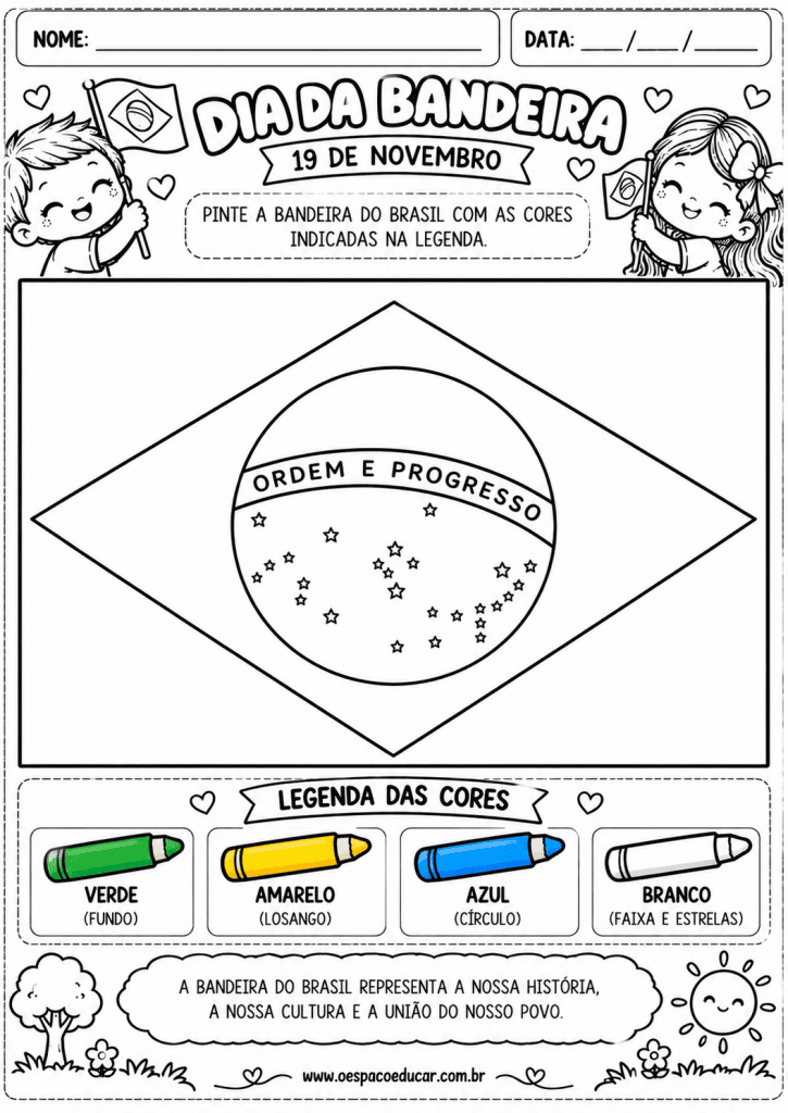 Atividade Dia da Bandeira do Brasil