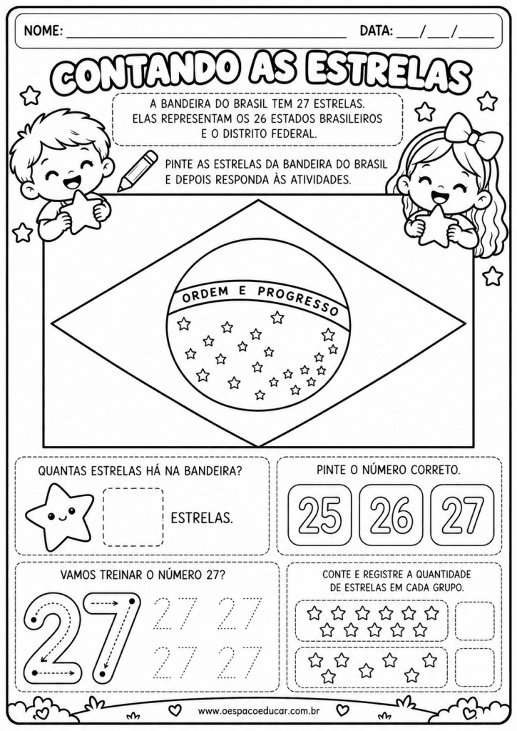 Atividades de Contagem das Estrelas Brasileiras
