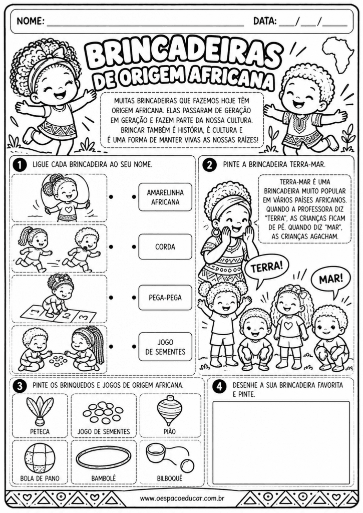 Brincadeiras de Origem Africana
