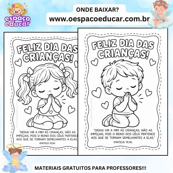 Dia das crianças: para colorir!
