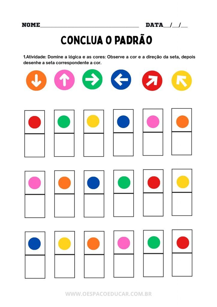 Desenvolvendo o Raciocínio Lógico: Atividades de Padrões e Sequências!