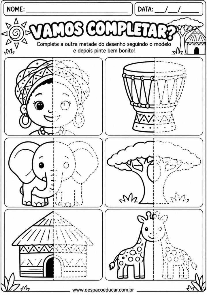 Vamos Completar Simetria Africana