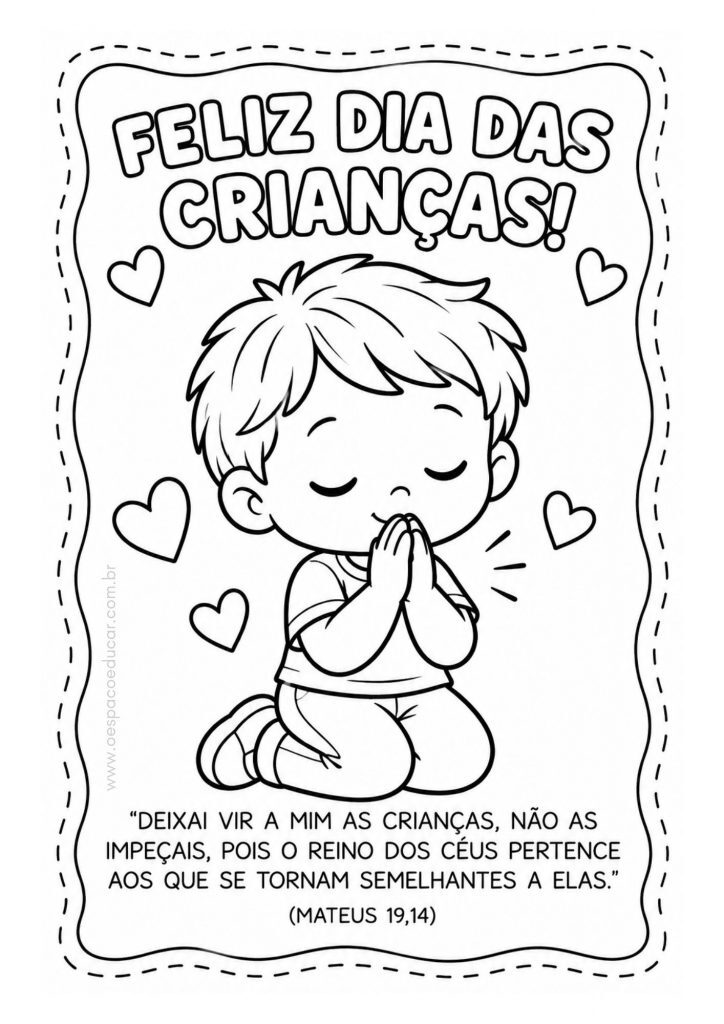Dia das crianças: para colorir!