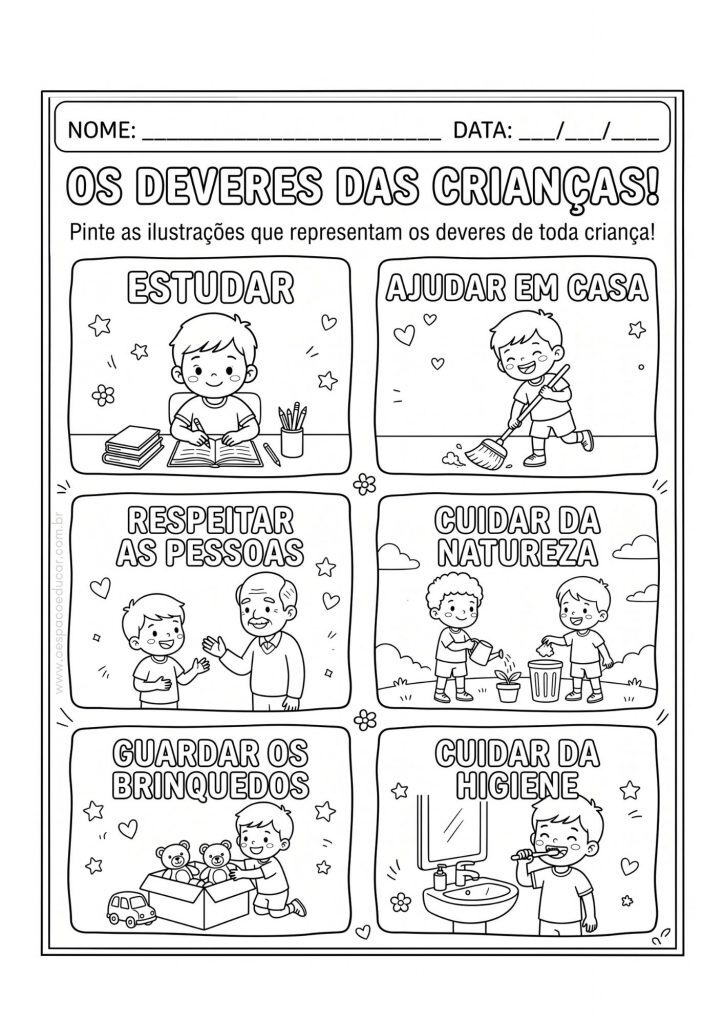 Dia das crianças: direitos e deveres das crianças!