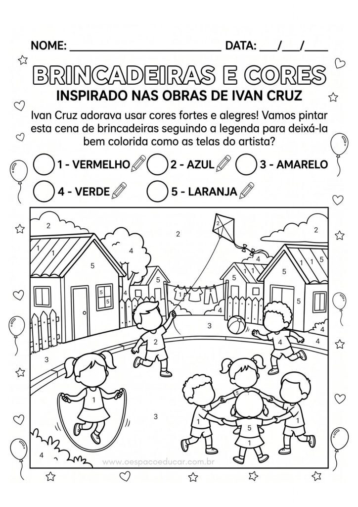 Dia das Crianças: atividades inspiradas nas obras de Ivan Cruz!