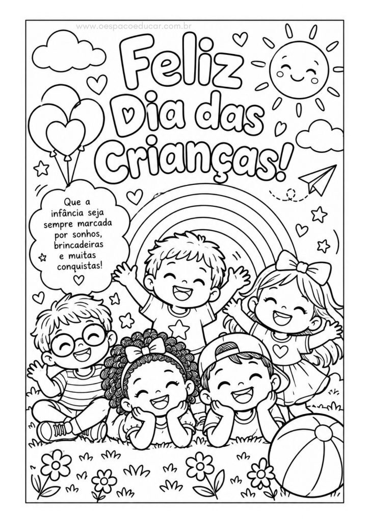 Dia das crianças: para colorir!